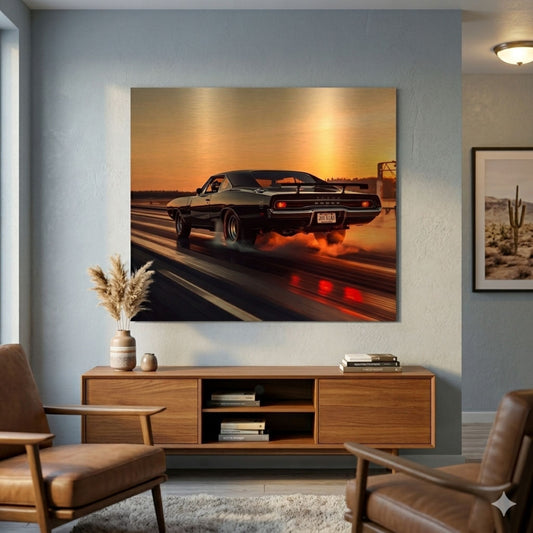 Tableau Dodge Charger – Impression sur Aluminium LIVRAISON INCLUSE