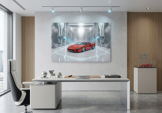 Tableau Ferrari F40 – Impression sur Aluminium LIVRAISON INCLUSE